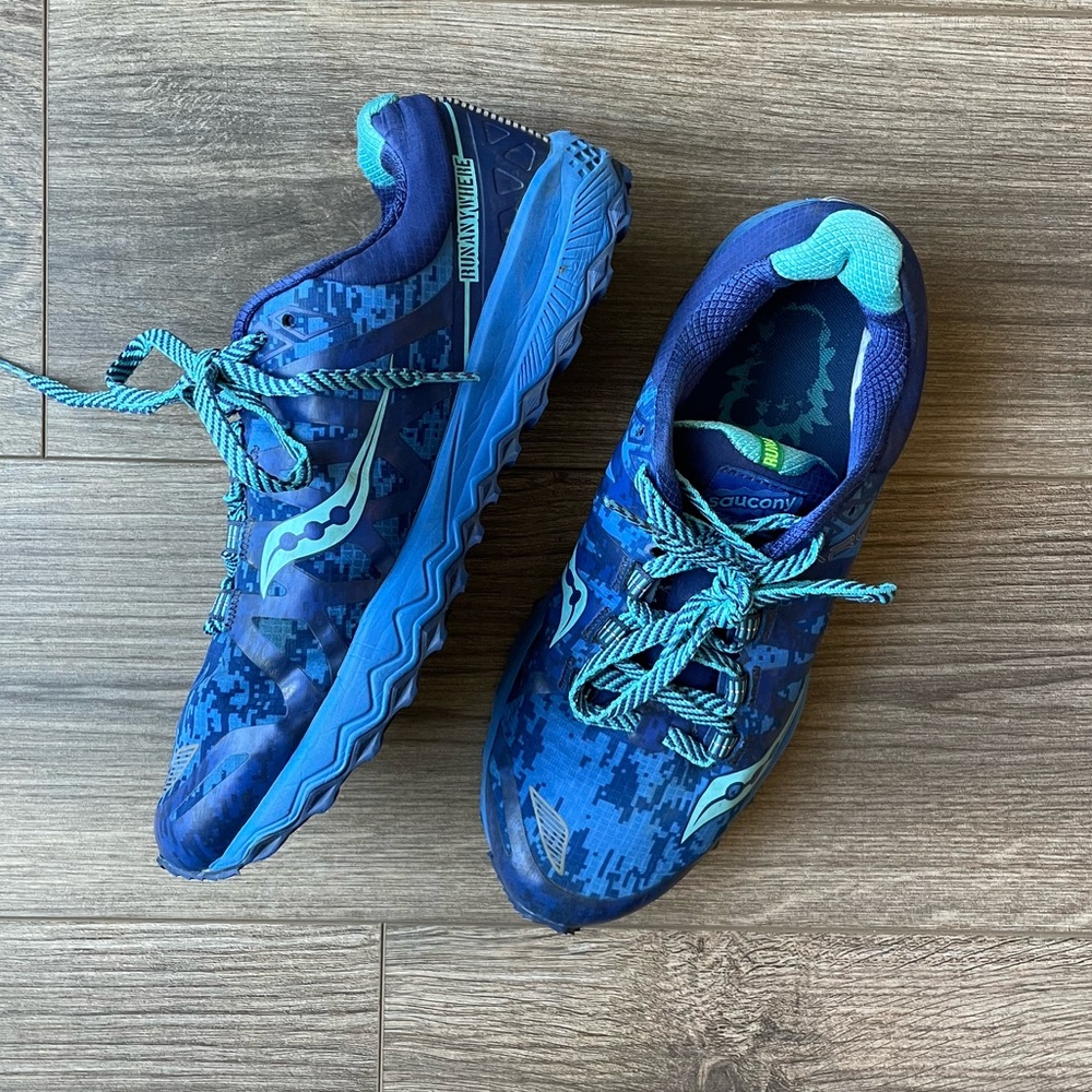 Saucony Blue Peregrine 7 Arctic Runners